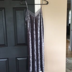 Target Crushed Velvet Slip Dress